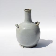 French Low Flame Glaze Pottery Water Jug Boy Circa 1770 - 4330973