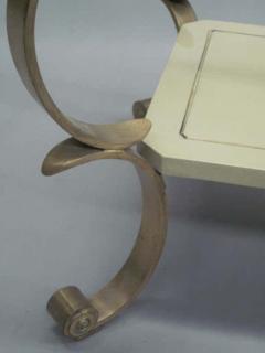 French MId Century Modern Double Level Cocktail Table Attr Maison Jansen - 1776245
