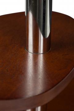 French Mahogany 4 Tier Pivoting Mexique Table Style of Charlotte Perriand - 4172006