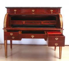 French Mahogany Bureau Cylindre - 634139