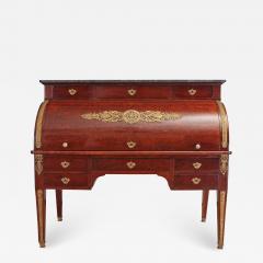 French Mahogany Bureau Cylindre - 634596