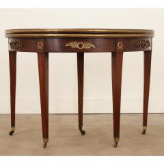 French Mahogany Empire Console Game Table - 3135630