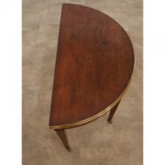 French Mahogany Empire Console Game Table - 3135645