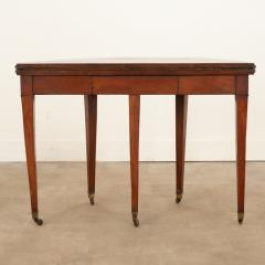 French Mahogany Empire Console Game Table - 3135722