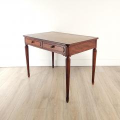 French Mahogany Leather Top Writing Table circa 1890 - 3795856