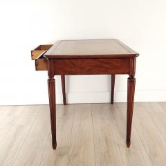 French Mahogany Leather Top Writing Table circa 1890 - 3795858