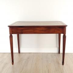 French Mahogany Leather Top Writing Table circa 1890 - 3795859