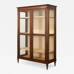 French Mahogany Louis XVI Style Vitrine - 3426269