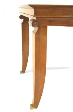 French Mahogany Pascaud Scroll Game Table - 4628498