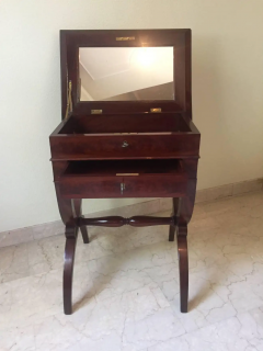 French Mahogany Work Table 1830 - 2603368