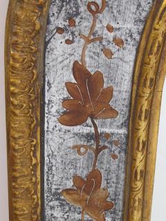 French Maison Jansen 1940s Eglomise and Giltwood Mirror - 1101110