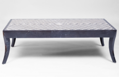 French Marble Inlay Cocktail Table - 1920257