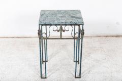 French Marble Iron Side Table - 2642671