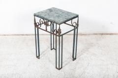 French Marble Iron Side Table - 2642673