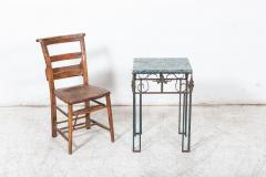 French Marble Iron Side Table - 2642676
