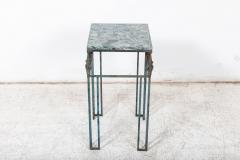 French Marble Iron Side Table - 2642678
