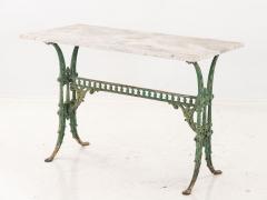 French Marble and Iron Patisserie Table - 2572336