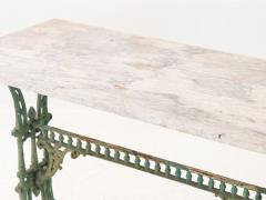 French Marble and Iron Patisserie Table - 2572340