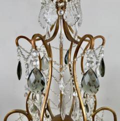 French Marie Therese Hollywood Regency Style Cut Crystal Chandelier 6 Arms - 3678508