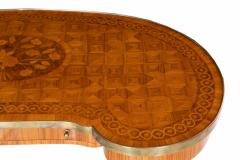 French Marquetry Inlaid 19th Century Writing Table Desk - 4397715