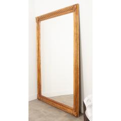 French Massive Painted Gold Framed Mirror - 3285945