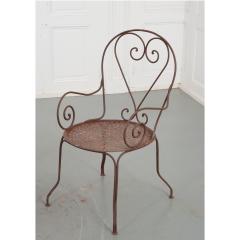French Metal Garden Table Chairs - 2594787