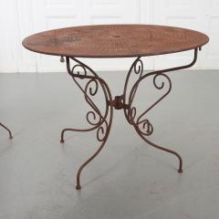 French Metal Garden Table Chairs - 2594789