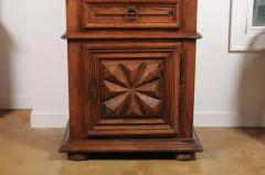 French Mid 18th Century Louis XIII Style Walnut Two Door Bonneti re with Drawer - 3426884
