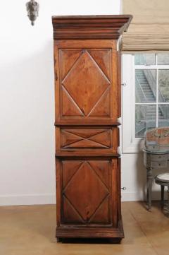 French Mid 18th Century Louis XIII Style Walnut Two Door Bonneti re with Drawer - 3427015