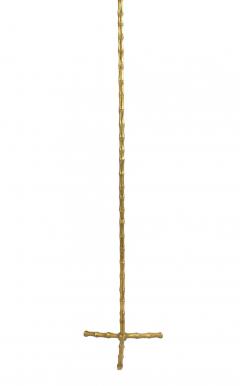French Mid Century Bagues Style Faux Bamboo Floor Lamp - 4659080