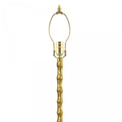 French Mid Century Bagues Style Faux Bamboo Floor Lamp - 4659082