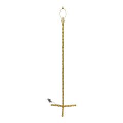 French Mid Century Bagues Style Faux Bamboo Floor Lamp - 4717836