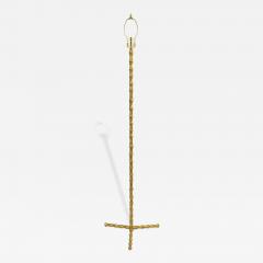 French Mid Century Bagues Style Faux Bamboo Floor Lamp - 4717844