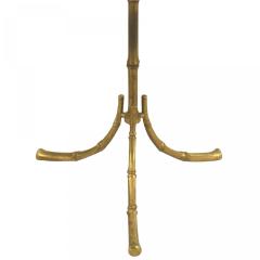 French Mid Century Bagues Style Faux Bamboo Floor Lamp - 4659089