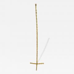 French Mid Century Bagues Style Faux Bamboo Floor Lamp - 4717846