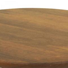 French Mid Century Brass Faux Bamboo and Rosewood Coffee Table - 4669748