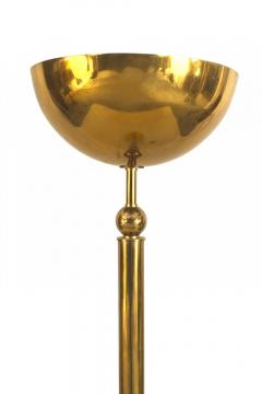 French Mid Century Brass Floor Lamp - 4639914