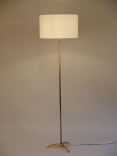 French Mid Century Brass Floor Lamp c1960 - 4512303