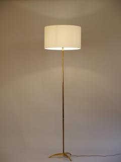 French Mid Century Brass Floor Lamp c1960 - 4512304