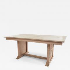 French Mid Century Cerused Oak Dining Table - 4700250