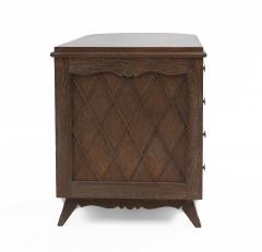 French Mid Century Cerused Oak Writing Desk - 1379351