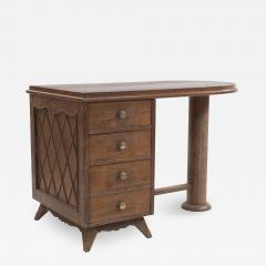 French Mid Century Cerused Oak Writing Desk - 1384372