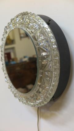 French Mid Century Cut Glass Back Lit Mirror - 2868975