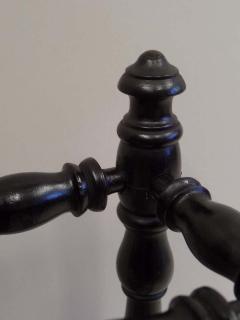 French Mid Century Hand Carved and Turned Wood Magazine Stand Canterbury 1930 - 1844402