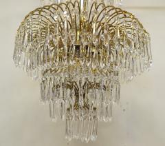 French Mid Century Hollywood Regency Waterfall Chandelier - 2669634