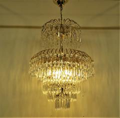 French Mid Century Hollywood Regency Waterfall Chandelier - 2669637