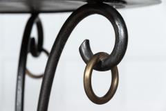 French Mid Century Iron Stone Table - 3022841