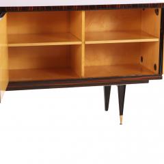 French Mid Century Macassar and Ebony Sideboard C 1955  - 4788040