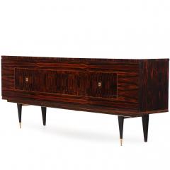 French Mid Century Macassar and Ebony Sideboard C 1955  - 4788043