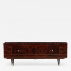 French Mid Century Macassar and Ebony Sideboard C 1955  - 4789709